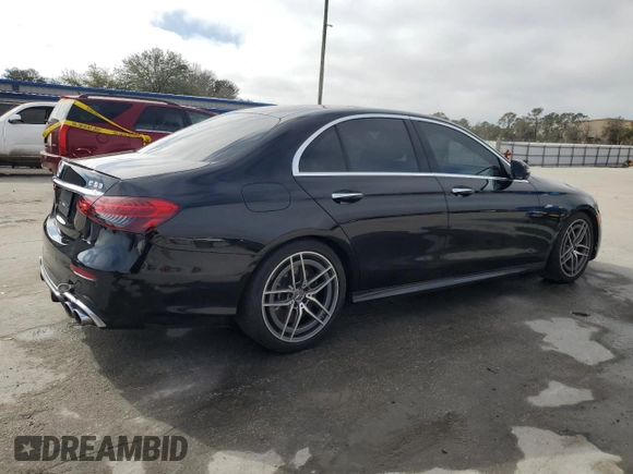 2021 Mercedes-Benz E-Class AMG E 53 with VIN W1KZF6BB2MA935839, listed as a Copart auction lot 86156364 with 28,290 mi miles and Non Repairable. Bid and sale history available at carsss.com. Image 3.