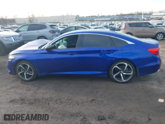 2022 Honda Accord Sedan Sport SE with VIN 1HGCV1F4XNA085981, listed as a IAAI auction lot 41907845 with 17,369 mi miles. Bid and sale history available at carsss.com. Image 14.