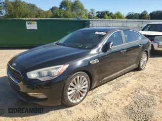 2015 Kia K900 Luxury with VIN KNALW4D46F6017582, listed as a Copart auction lot 75521404 with 165,826 mi miles and Clean Title. Bid and sale history available at carsss.com. Image 1.