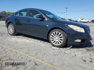 2011 Buick Regal CXL RL4 with VIN W04GS5EC7B1013411, listed as a Copart auction lot 52740735 with 223,154 mi miles and Salvage Title. Bid and sale history available at carsss.com. Image 4.