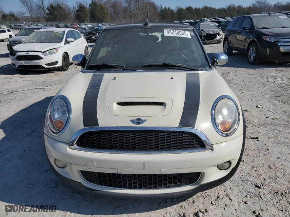 2010 MINI Cooper Convertible S with VIN WMWMS3C58ATY50783, listed as a Copart auction lot 48240035 with 70,110 mi miles and Clean Title. Bid and sale history available at carsss.com. Image 5.