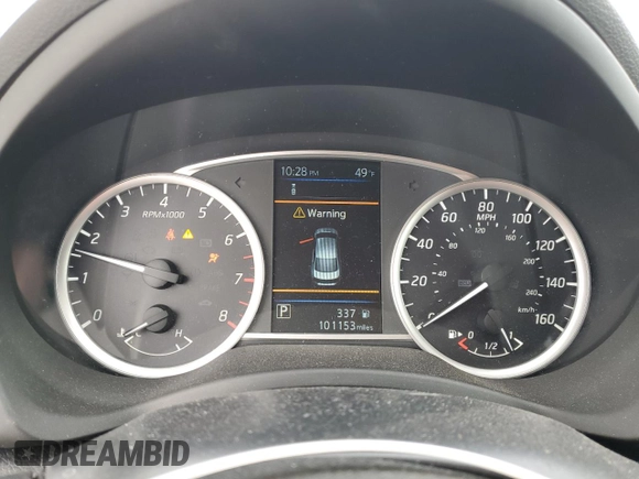 2019 Nissan Sentra SV with VIN 3N1AB7AP6KY241883, listed as a Copart auction lot 49120605 with 101,153 mi miles and Non Repairable. Bid and sale history available at DreamBid. Image 9.