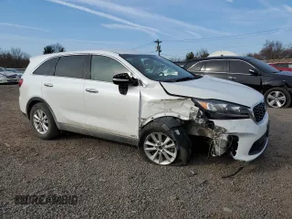2019 Kia Sorento LX V6 with VIN 5XYPGDA5XKG506332, listed as a Copart auction lot 50985635 with 81,238 mi miles and Salvage Title. Bid and sale history available at carsss.com. Image 4.