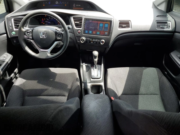 2013 Honda Civic LX with VIN 2HGFB2F55DH302308, listed as a Copart auction lot 60757165 with 70,204 mi miles and Salvage title. Bid and sale history available at DreamBid. Image 8.