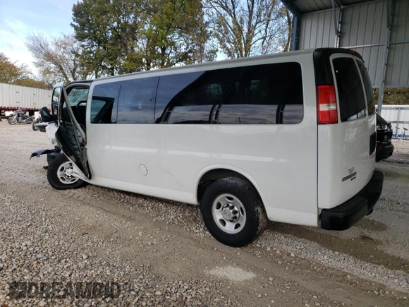 2012 Chevrolet Express Passenger 1LS with VIN 1GAZGZFA0C1194298, listed as a Copart auction lot 78395734 with 134,333 mi miles and Salvage title. Bid and sale history available at DreamBid. Image 2.