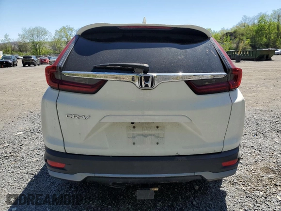 2017 Honda CR-V EX-L with VIN 5J6RW1H8XHL001280, listed as a Copart auction lot 55015985 with 58,280 mi miles and Salvage Title. Bid and sale history available at carsss.com. Image 6.