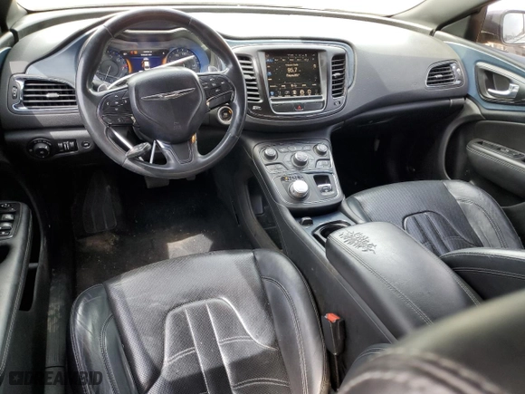 2015 Chrysler 200 S with VIN 1C3CCCDG6FN632188, listed as a Copart auction lot 50709065 with 100,950 mi miles and Salvage Title. Bid and sale history available at carsss.com. Image 8.