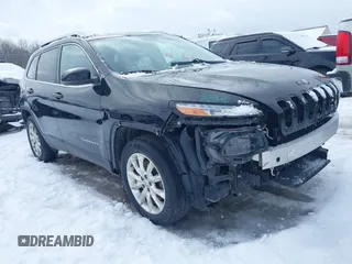 2017 Jeep Cherokee Limited with VIN 1C4PJMDS1HW505617, listed as a IAAI auction lot 41461389 with 97,978 mi miles. Bid and sale history available at carsss.com. Image 1.