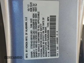 2018 Honda Odyssey EX-L with VIN 5FNRL6H79JB054306, listed as a Copart auction lot 49674955 with 92,157 mi miles and Salvage Title. Bid and sale history available at carsss.com. Image 16.