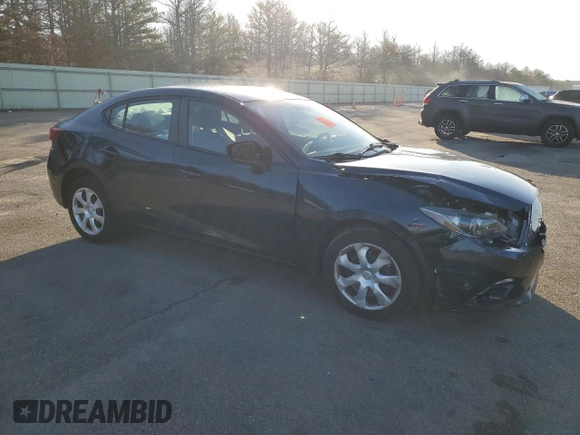 2015 Mazda 3 i Sport with VIN 3MZBM1U72FM204196, listed as a Copart auction lot 51032275 with 37,804 mi miles and Non Repairable. Bid and sale history available at carsss.com. Image 4.