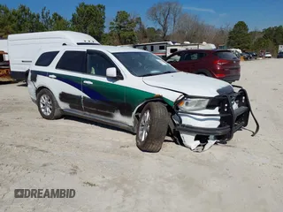 2020 Dodge Durango Pursuit with VIN 1C4SDJFT3LC381687, listed as a IAAI auction lot 41501933 with 55,586 mi miles and . Bid and sale history available at DreamBid. Image 1.