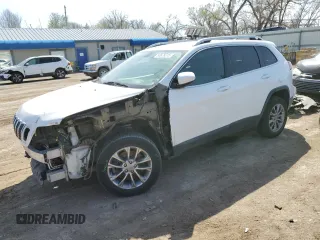 2019 Jeep Cherokee Latitude Plus with VIN 1C4PJLLN8KD209714, listed as a Copart auction lot 50878315 with 88,669 mi miles and Salvage title. Bid and sale history available at DreamBid. Image 1.
