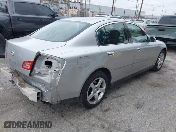 2004 Infiniti G35 w/Leather with VIN JNKCV51E94M108717, listed as a IAAI auction lot 42056340 with 109,987 mi miles and . Bid and sale history available at DreamBid. Image 4.