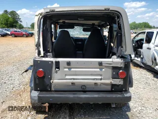 2002 Jeep Wrangler Sport with VIN 1J4FA49S42P720277, listed as a Copart auction lot 55856135 with Not provided miles and Salvage title. Bid and sale history available at DreamBid. Image 6.