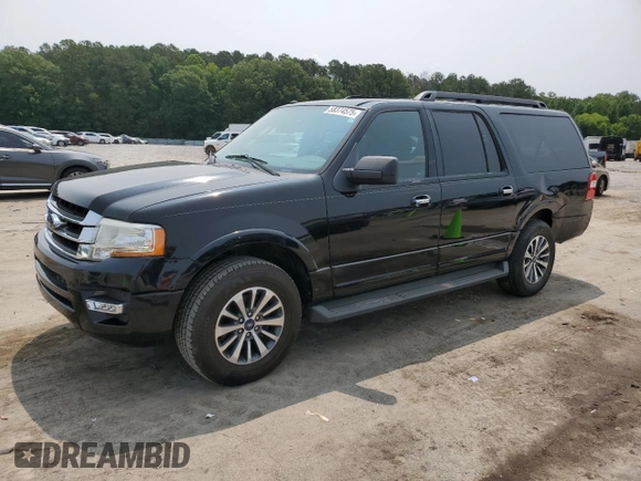 2017 Ford Expedition Max XLT with VIN 1FMJK1HTXHEA26473, listed as a Copart auction lot 58374575 with 112,716 mi miles and Salvage title. Bid and sale history available at DreamBid. Image 1.