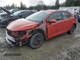 2019 Toyota Corolla Hatchback SE with VIN JTNK4RBEXK3005035, listed as a Copart auction lot 80439054 with 198,331 mi miles and Salvage Title. Bid and sale history available at carsss.com. Image 1.