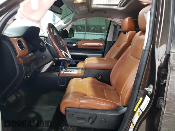 2018 Toyota Tundra SR5 with VIN 5TFAW5F15JX742032, listed as a Copart auction lot 83855754 with 82,476 mi miles and Salvage title. Bid and sale history available at DreamBid. Image 7.
