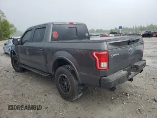 2016 Ford F-150 XLT with VIN 1FTEW1EFXGKF18400, listed as a Copart auction lot 55776805 with 128,771 mi miles and Salvage title. Bid and sale history available at DreamBid. Image 2.