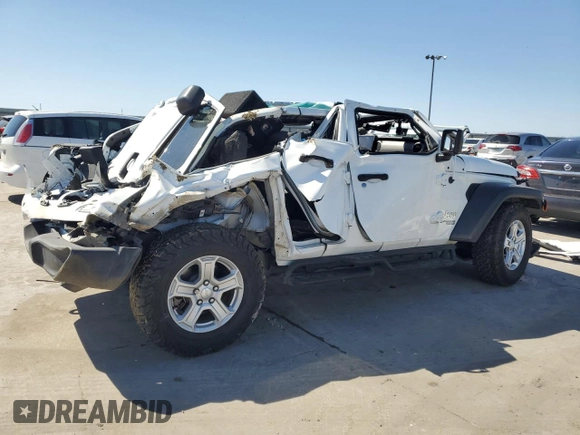 2019 Jeep Wrangler Unlimited Sport S z VIN 1C4HJXDN7KW638020, wystawiony jako Copart lot #48636745 z przebiegiem Nie podano mil oraz Nie do naprawy • Non repairable. Historia ofert i sprzedaży dostępna na DreamBid. Obrazek 3.