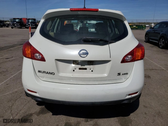 2009 Nissan Murano SL with VIN JN8AZ18W39W157237, listed as a Copart auction lot 54014155 with 163,521 mi miles and Salvage Title. Bid and sale history available at carsss.com. Image 6.