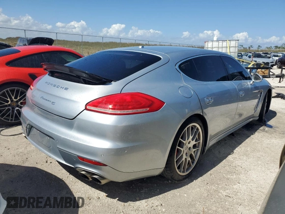 2014 Porsche Panamera 4S Executive with VIN WP0BB2A71EL062068, listed as a Copart auction lot 74925294 with Not Provided miles and Salvage Title. Bid and sale history available at DreamBid. Image 3.