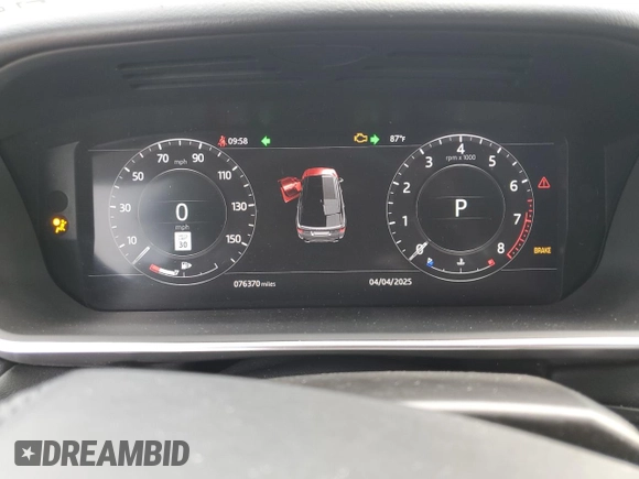 2021 Land Rover Range Rover Sport HSE Silver Edition with VIN SALWR2SU4MA749615, listed as a Copart auction lot 50415645 with 76,370 mi miles and Salvage title. Bid and sale history available at DreamBid. Image 9.