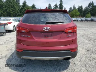 2014 Hyundai Santa Fe with VIN 5XYZT3LB9EG146198, listed as a Copart auction lot 61408505 with 92,499 mi miles and Salvage title. Bid and sale history available at DreamBid. Image 6.