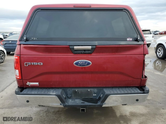 2017 Ford F-150 XL with VIN 1FTEW1CP9HKC53868, listed as a Copart auction lot 47577665 with 51,689 mi miles and Salvage Title. Bid and sale history available at carsss.com. Image 6.