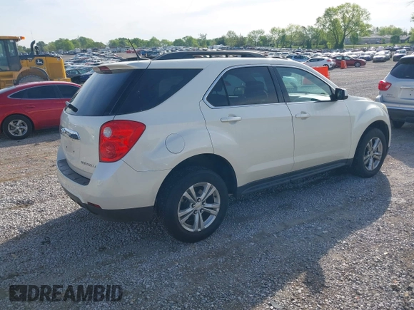 2013 Chevrolet Equinox LT with VIN 1GNALPEK9DZ132407, listed as a IAAI auction lot 42044083 with 60,198 mi miles. Bid and sale history available at carsss.com. Image 4.