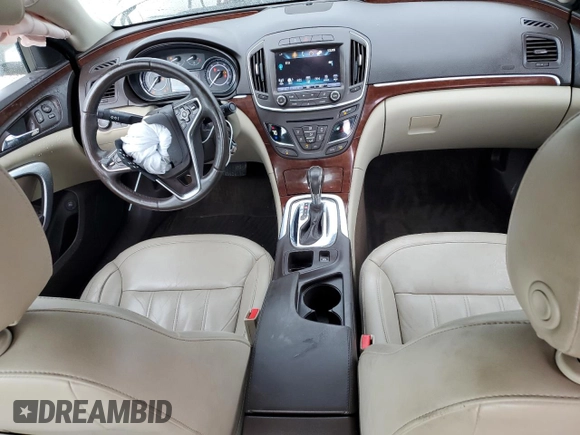 2016 Buick Regal with VIN 2G4GK5EX7G9108428, listed as a Copart auction lot 64895485 with 81,547 mi miles and Salvage title. Bid and sale history available at DreamBid. Image 8.