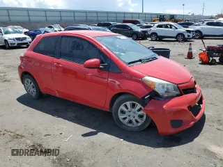 2013 Toyota Yaris L with VIN JTDJTUD33DD572217, listed as a Copart auction lot 66847514 with 0 mi miles and Salvage Title. Bid and sale history available at carsss.com. Image 4.