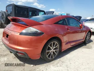 2011 Mitsubishi Eclipse GT with VIN 4A31K3DT7BE001444, listed as a Copart auction lot 74344294 with 0 mi miles and Salvage Title. Bid and sale history available at carsss.com. Image 3.