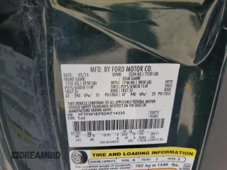 2013 Ford F-150 XL with VIN 1FTFW1EF5DKF14335, listed as a Copart auction lot 57256055 with 71,038 mi miles and Salvage title. Bid and sale history available at DreamBid. Image 12.