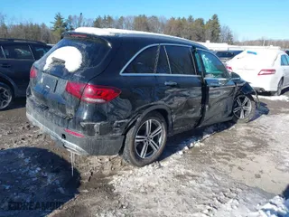 2020 Mercedes-Benz GLC with VIN WDC0G8EB2LF712784, listed as a IAAI auction lot 41491585 with 51,021 mi miles. Bid and sale history available at carsss.com. Image 4.