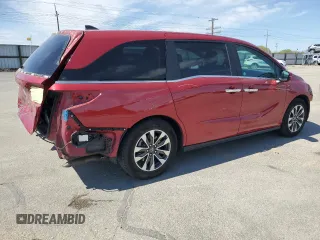 2022 Honda Odyssey EX-L с VIN 5FNRL6H76NB017297, выставлен на аукционе Copart как лот 54061605 с пробегом 52 854 миль миль и Списание • Salvage title. История ставок и продаж доступна на DreamBid. Изображение 3.