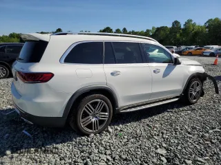 2021 Mercedes-Benz GLS 450 z VIN 4JGFF5KE6MA576377, wystawiony jako Copart lot #56150015 z przebiegiem 34 959 mil mil oraz Szkoda całkowita • Salvage title. Historia ofert i sprzedaży dostępna na DreamBid. Obrazek 3.