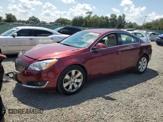 2017 Buick Regal Premium II with VIN 2G4GR5GX0H9147226, listed as a Copart auction lot 72507684 with 51,215 mi miles and Salvage Title. Bid and sale history available at carsss.com. Image 1.
