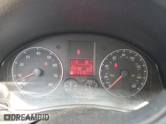 2007 Volkswagen Jetta Wolfsburg Edition with VIN 3VWEF71K27M202338, listed as a Copart auction lot 62965685 with 153,138 mi miles and Clean title. Bid and sale history available at DreamBid. Image 9.