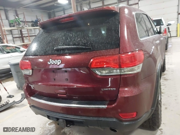 2018 Jeep Grand Cherokee Limited with VIN 1C4RJFBG5JC180707, listed as a IAAI auction lot 41836228 with 133,936 mi miles. Bid and sale history available at carsss.com. Image 16.