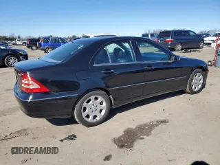 2005 Mercedes-Benz C 240 with VIN WDBRF81J45F603063, listed as a Copart auction lot 44751855 with 161,502 mi miles and Salvage Title. Bid and sale history available at DreamBid. Image 3.