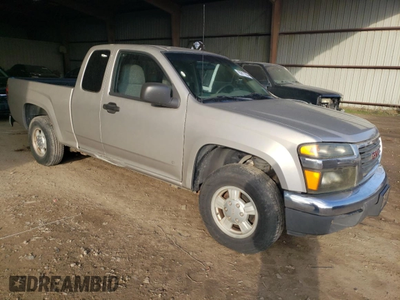 2007 GMC Canyon SLE1 with VIN 1GTCS199078104403, listed as a Copart auction lot 85811204 with 209,229 mi miles and Clean Title. Bid and sale history available at carsss.com. Image 4.