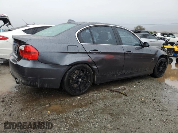2007 BMW 3 Series 335xi with VIN WBAVD53527A007872, listed as a Copart auction lot 85531504 with 113,704 mi miles and Clean Title. Bid and sale history available at carsss.com. Image 3.