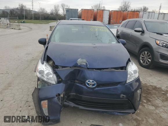 2014 Toyota Prius Four with VIN JTDKN3DU0E0369697, listed as a Copart auction lot 82576664 with Not Provided miles and Salvage Title. Bid and sale history available at carsss.com. Image 5.