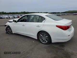 2015 Infiniti Q50 Premium with VIN JN1BV7AR1FM392815, listed as a Copart auction lot 58065645 with 89,233 mi miles and Salvage title. Bid and sale history available at DreamBid. Image 2.