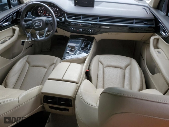 2018 Audi Q7 Premium Plus with VIN WA1LAAF79JD017453, listed as a Copart auction lot 53078955 with 57,654 mi miles and Salvage Title. Bid and sale history available at carsss.com. Image 8.