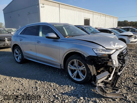 2021 Audi Q8 Premium Plus with VIN WA1BVAF1XMD005456, listed as a Copart auction lot 74460904 with 24,854 mi miles and Salvage Title. Bid and sale history available at carsss.com. Image 4.