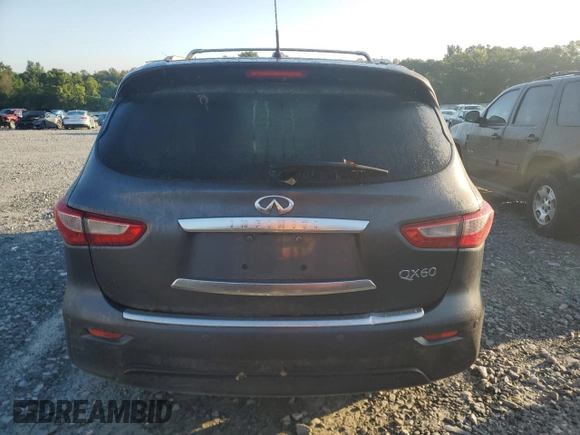 2014 Infiniti QX60 с VIN 5N1AL0MM8EC500692, выставлен на аукционе Copart как лот 62740605 с пробегом Не указан миль и Чистый • Clean title. История ставок и продаж доступна на DreamBid. Изображение 6.