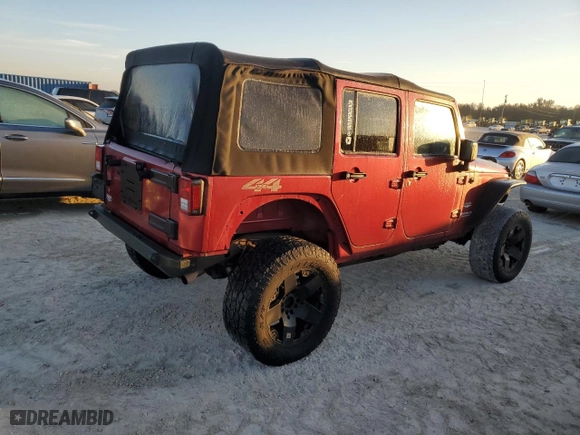 2011 Jeep Wrangler Unlimited Sahara with VIN 1J4BA5H1XBL578733, listed as a Copart auction lot 78155734 with 304,880 mi miles and Clean Title. Bid and sale history available at carsss.com. Image 3.