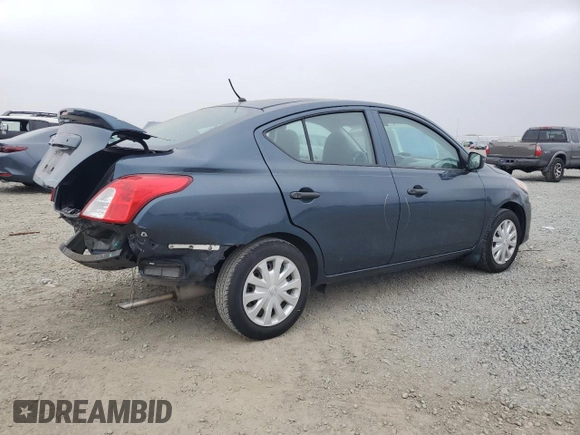2017 Nissan Versa SV with VIN 3N1CN7AP0HL892075, listed as a Copart auction lot 60166935 with 67,660 mi miles and Salvage title. Bid and sale history available at DreamBid. Image 3.