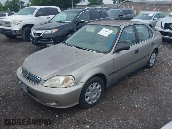 2000 Honda Civic LX z VIN 1HGEJ6675YL037812, wystawiony jako IAAI lot #42504129 z przebiegiem 72 001 mil mil oraz . Historia ofert i sprzedaży dostępna na DreamBid. Obrazek 2.